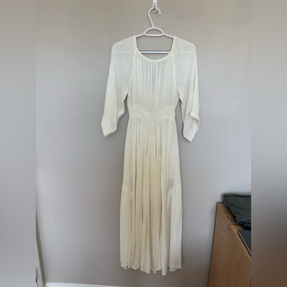 Free People Cream Maxi Dress - Picture 2 of 2